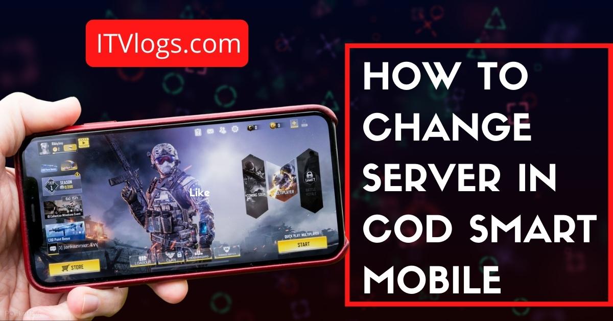 call of duty mobile change server